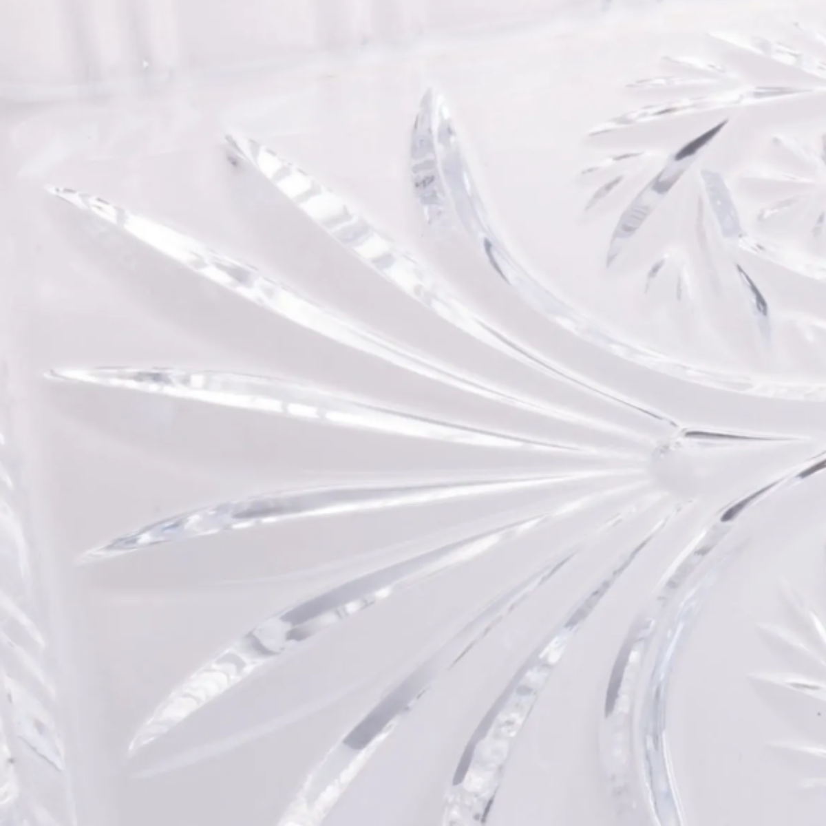 Travessa Cristal Dragon com Pé 35x11cm  para Servir - Lyor
