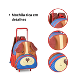 Mochila De Rodinhas Cachorrinho Vermelho 13 CP24501B