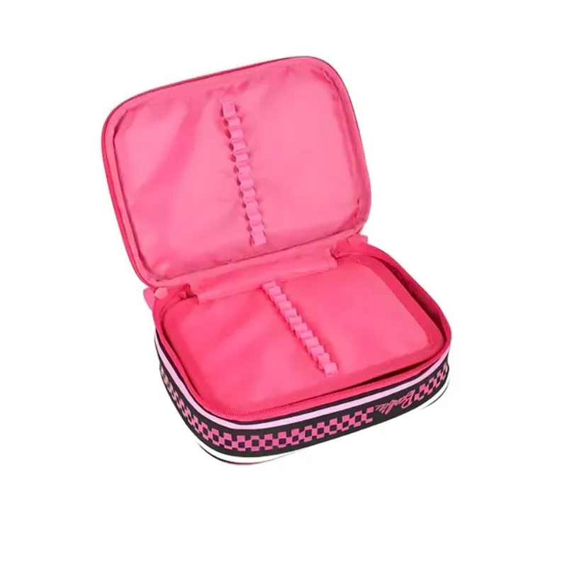 Estojo Box Preto Barbie Escolar Luxcel