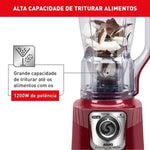 Liquidificador Power Max Carmim XXL 1200W 127V LN55W5B1 LN86 - Loja Do Thor