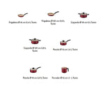 Jogo de Panelas 7Pçs Turim Verm Antiaderente Tramontina - Loja Do Thor