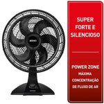 Ventilador De Mesa Turbo Force 2 Em 1 40Cm Preto Arno 127V - Loja Do Thor