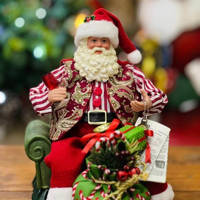 Papai Noel Sentado No Sofa 28cm - Magizi 29001 - Loja Do Thor