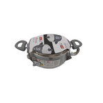 Caçarola 24cm  Revestimento Cerâmico Cinza - Wellmix