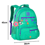 Mochila de Costas verde Flower Power 17,5 RB26231