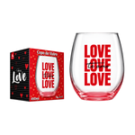 Copo De Vidro Love 480ml  1 Unidade - Allmix