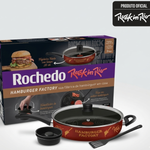 Frigideira Funda Hamburguer Factory 3 Peças 28cm - Rochedo