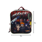 Kit Mochila Lancheira Estojo Naruto Akatsuki Rising 978J01