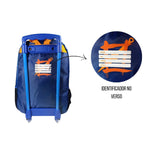 Mochila de Carrinho Escolar Naruto Leaf 978H01