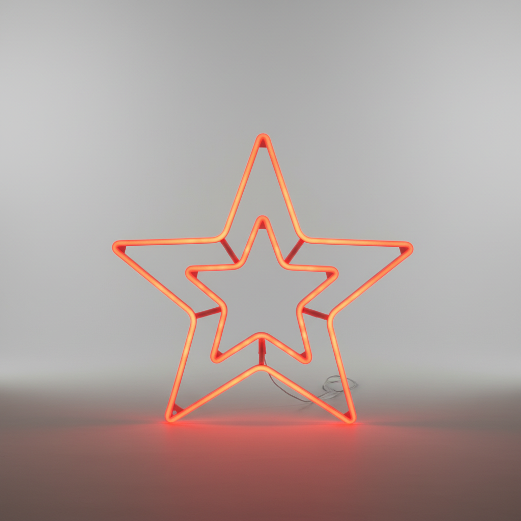 Armação Estrela 144 LEDs  RGB Multifunções Bivolt - Global