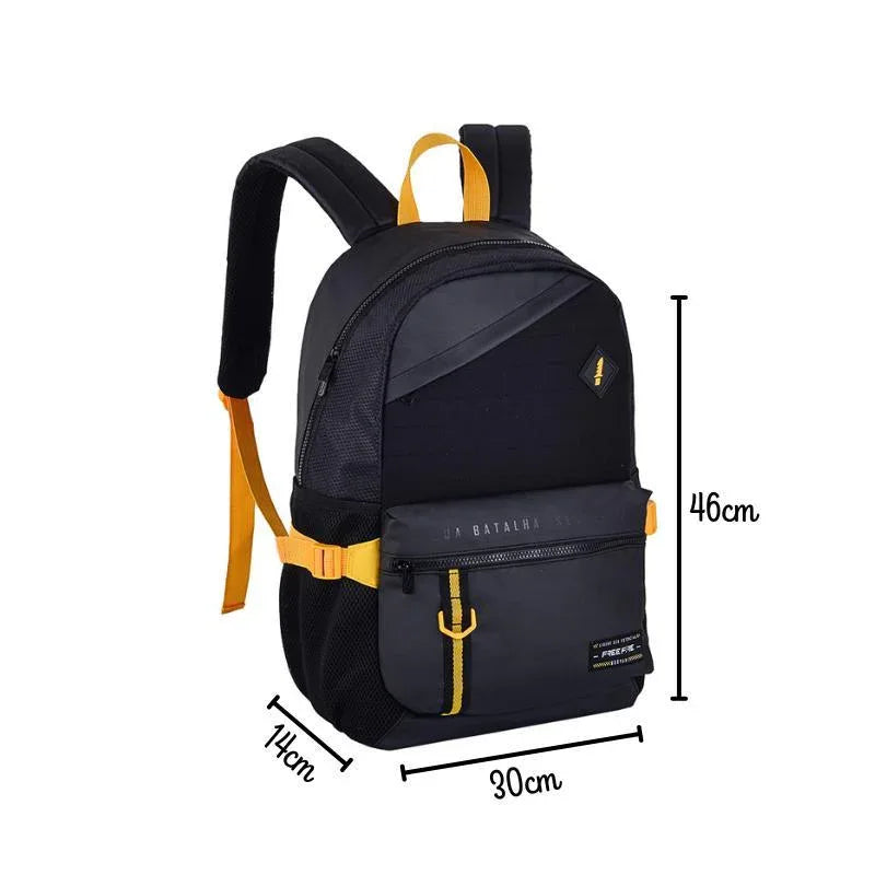 Mochila De Costas Free Fire Preta 18 FR24643 - Loja Do Thor