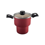 Cuscuzeira 14cm 1,9L Turim Vermelha Antiaderente Tramontina - Loja Do Thor