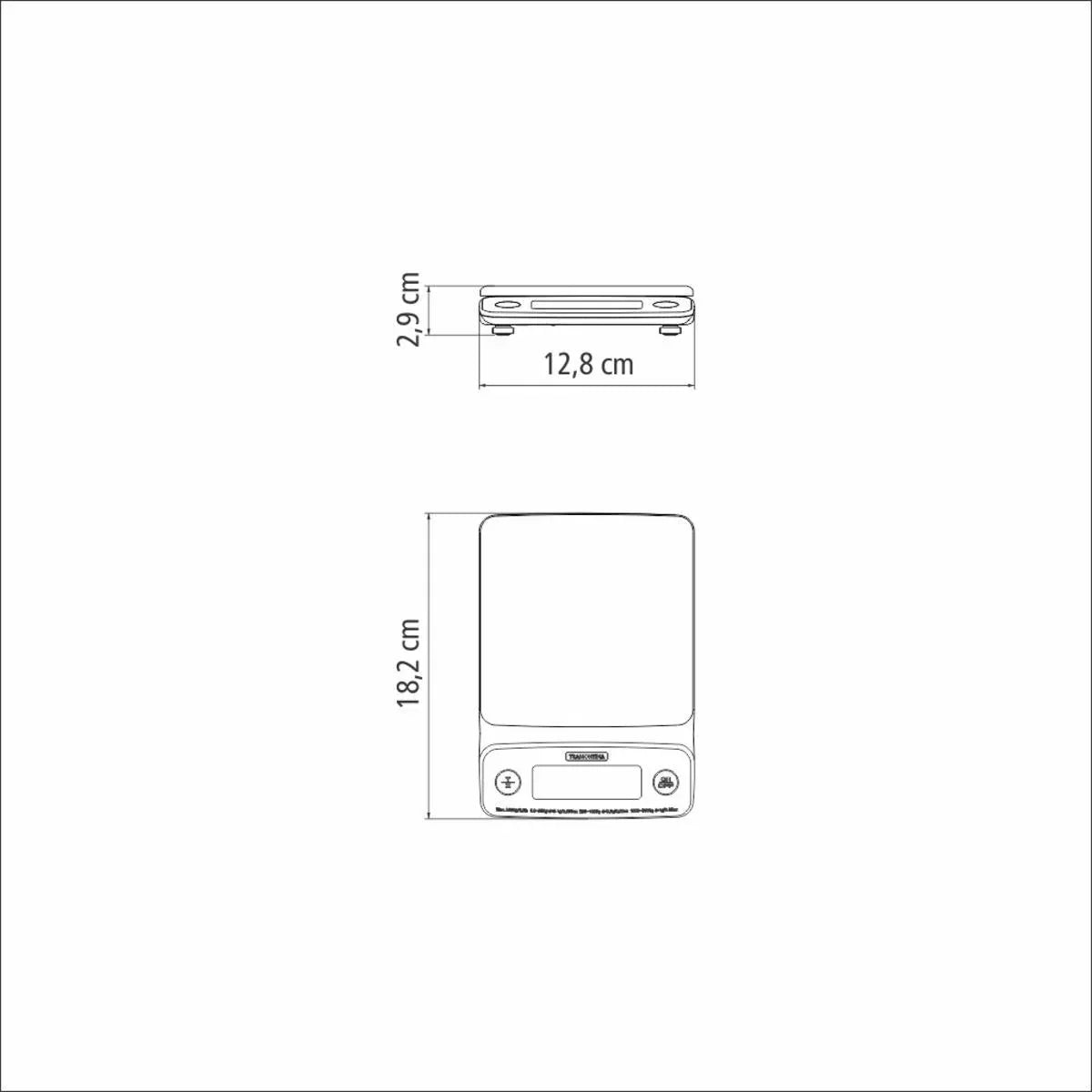 Balança Digital Tramontina Alta Precisão Para Cozinha Adatto - Loja Do Thor