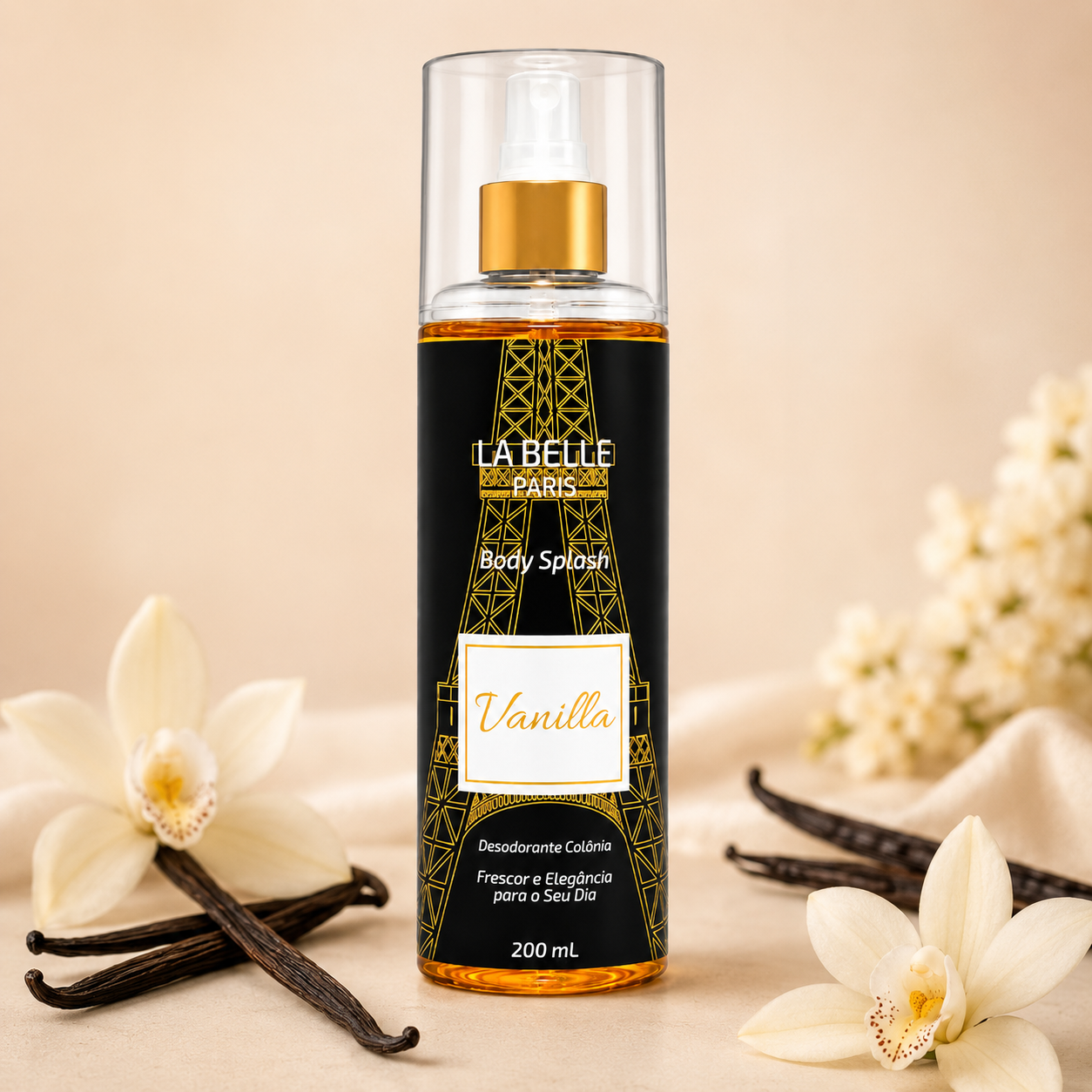 Body Splash Vanilla  La Belle Paris 200ML