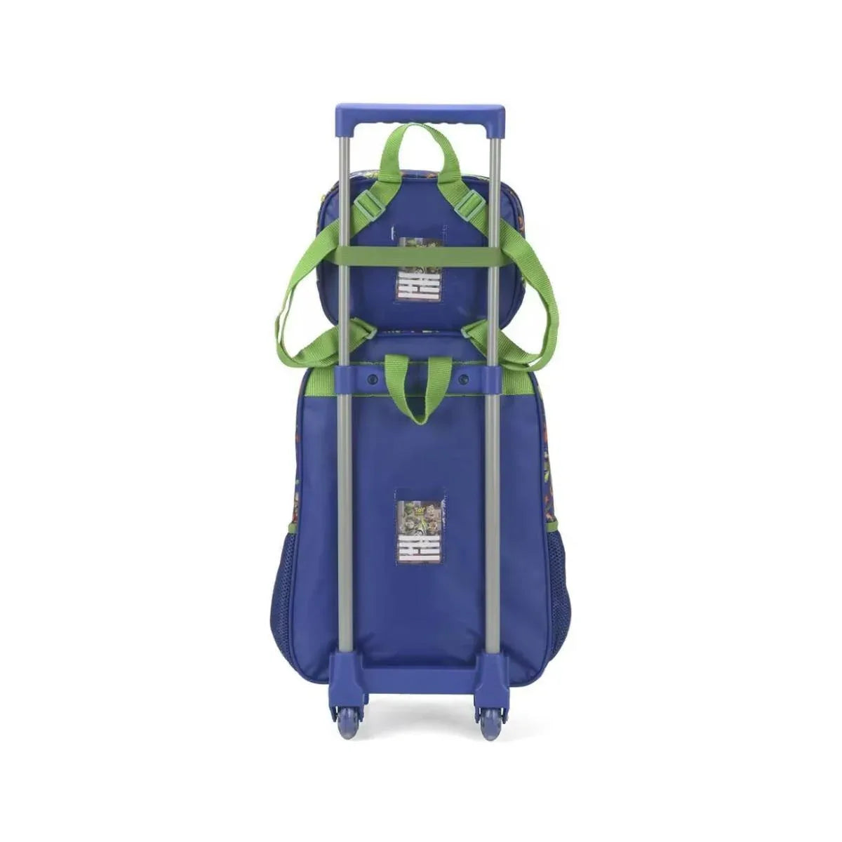 Kit Mochila Rodinhas + Lancheira Toy Story Verde - Loja Do Thor