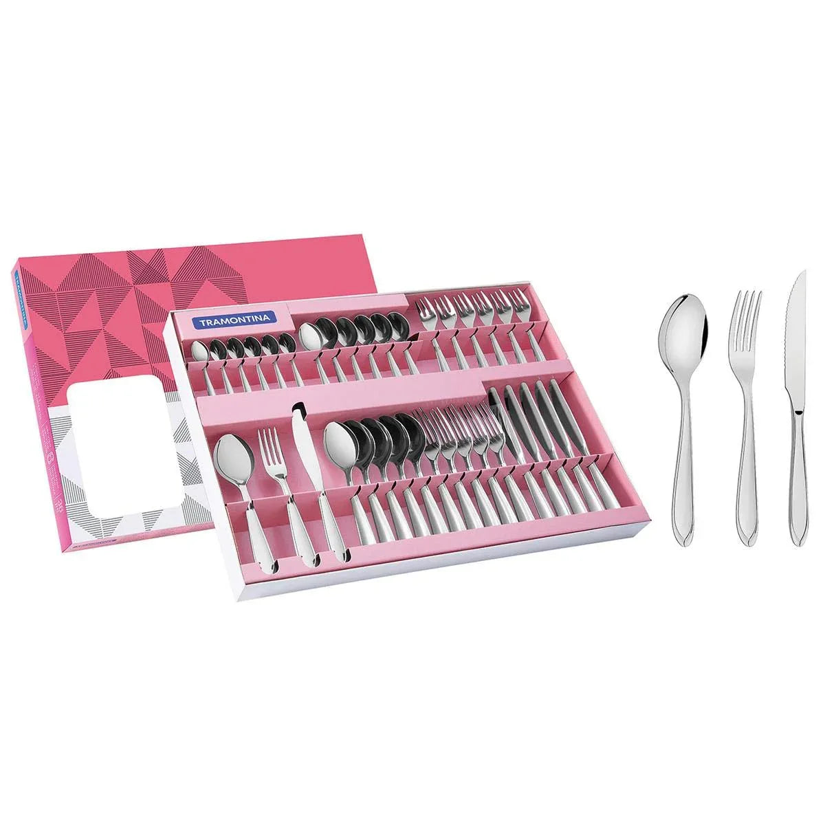 Faqueiro Aço Inox 36 Peças Laguna Tramontina - Loja Do Thor