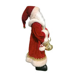 Papai Noel em Pe Vermelho e Dourado 45CM Florarte 57508001 - Loja Do Thor