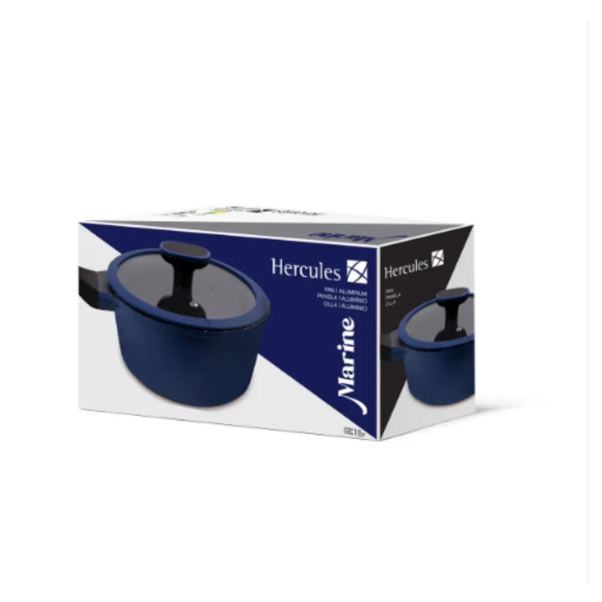 Panela Marine Hercules 16cm Antiaderente Cerâmico Azul PA4000P16AZ - Loja Do Thor