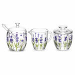 Kit Lavanda com Manteigueira, Leiteira e Meleira -  Lyor