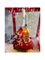 Poste De Natal C/ Musica E Neve VM  1.85CM NTD26006
