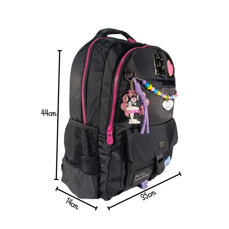 Mochila De Costas Preta Rebecca Bonbon 17,5 RB24595 - Loja Do Thor