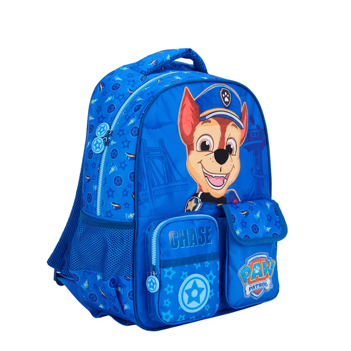Mochila Escolar De Costas Patrulha Canina Chase Luxo 15352
