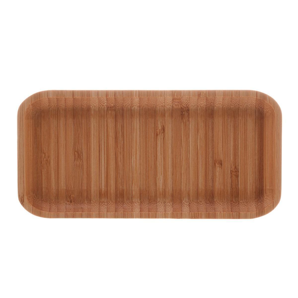 Bandeja De Bambu Hire Retangular Pequena 20X10X1,5Cm Lyor
