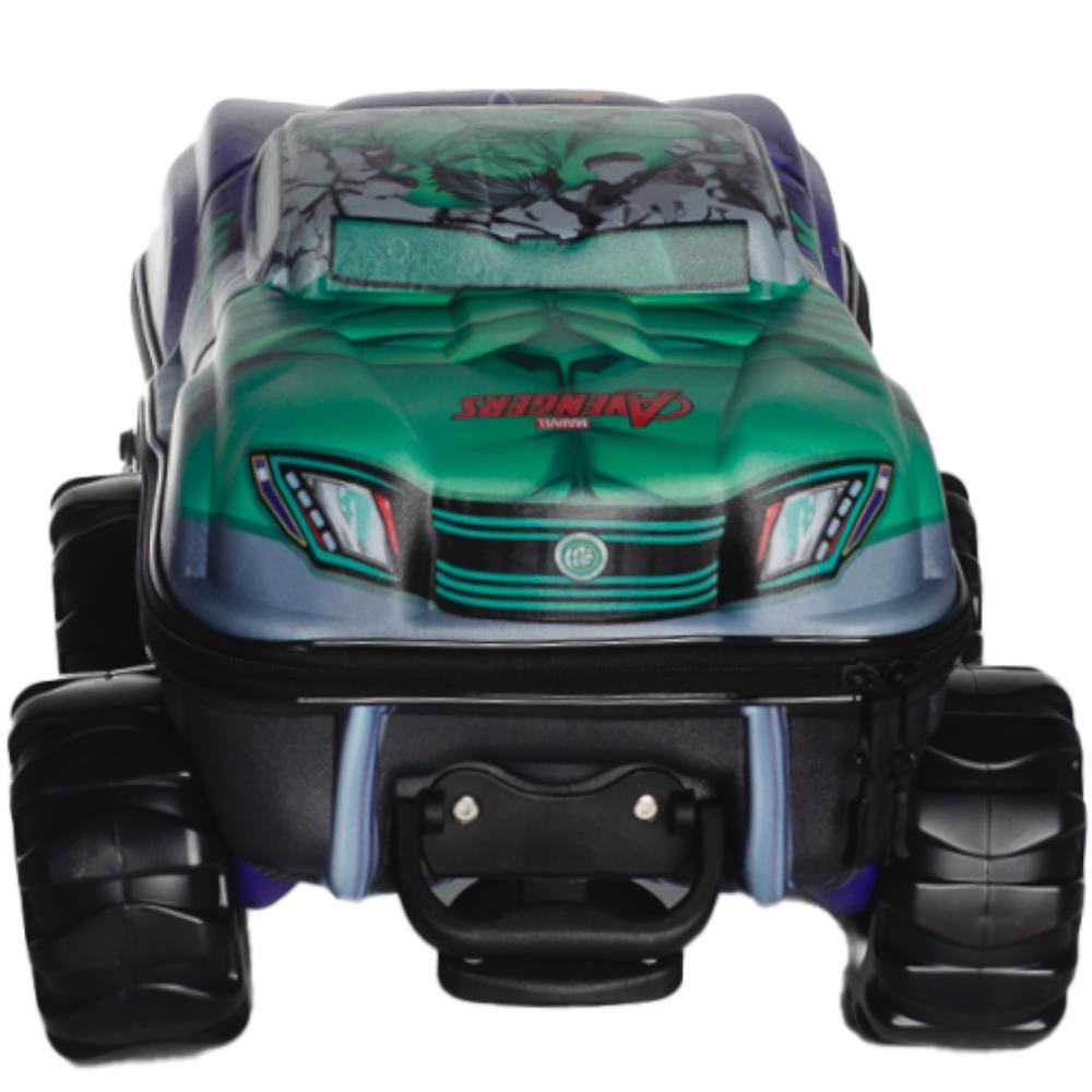 Mochila De Rodinhas 3D Maxtoy Hulk Monster Trucks Colorido 3850HM24