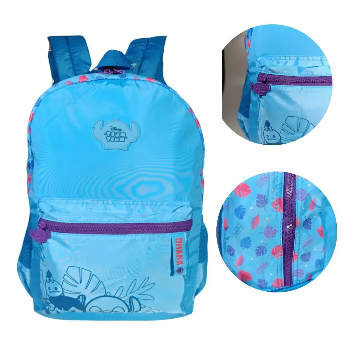 Mochila De Costas Stitch Azul Claro 17,5 TS24632 - Loja Do Thor