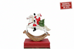 Papai Noel De Resina Colorido 26X9,5cm Florarte 59498001 - Loja Do Thor