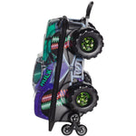 Mochila De Rodinhas 3D Maxtoy Hulk Monster Trucks Colorido 3850HM24