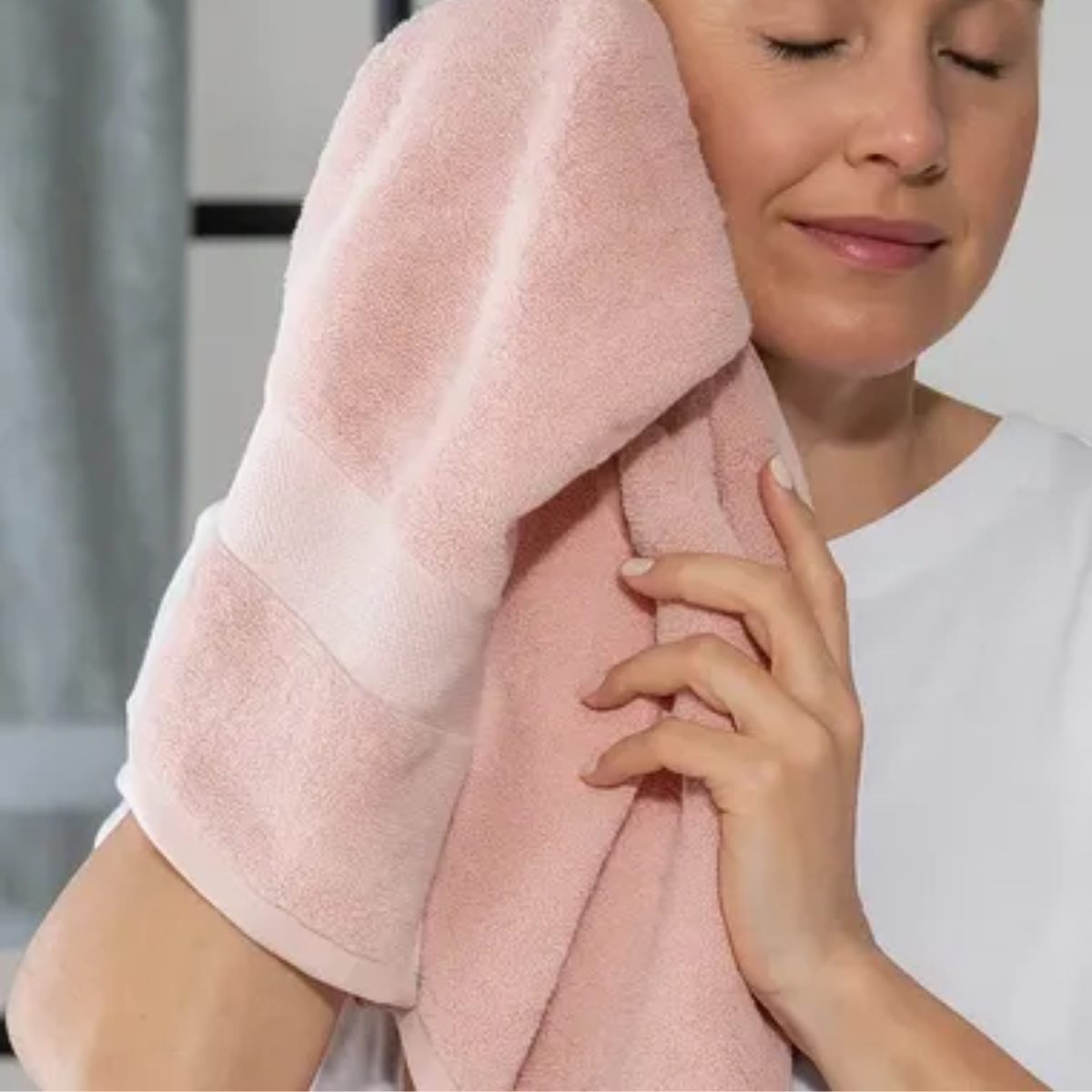 Toalha de Rosto Super Soft Zero Twist Rosa - Corttex