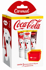 Kit Hidratante Labial Carmed 10g Coca Cola CIMED 105674