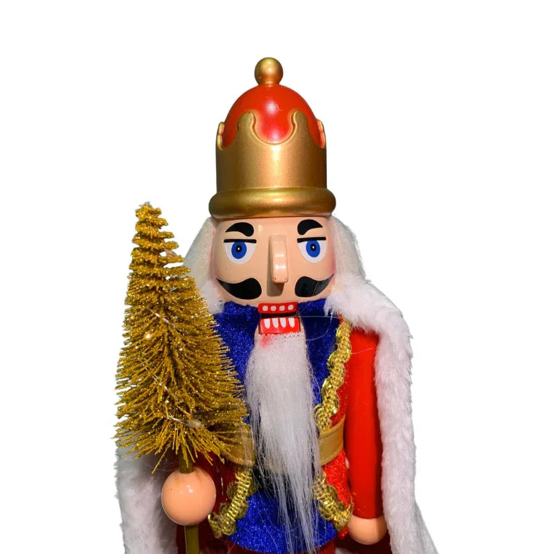 Boneco De Natal Quebra Nozes C/ Led E Som - Florarte - Loja Do Thor