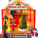 Casa Do Papai Noel Com Luz e Movimento -Grillo