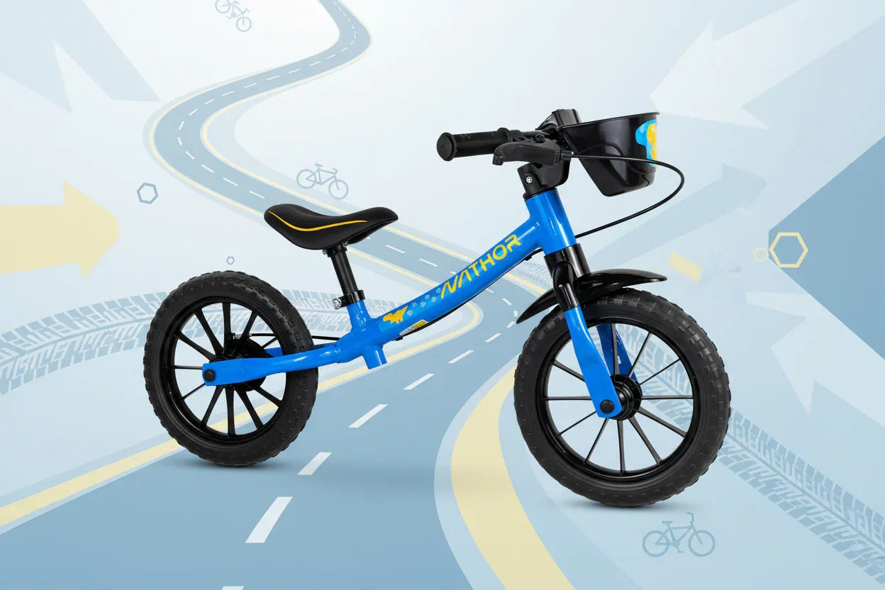 Bicicleta Equilibrio Infantil Sem Pedal Mod 5 Bike Balance Aro 12 - Loja Do Thor