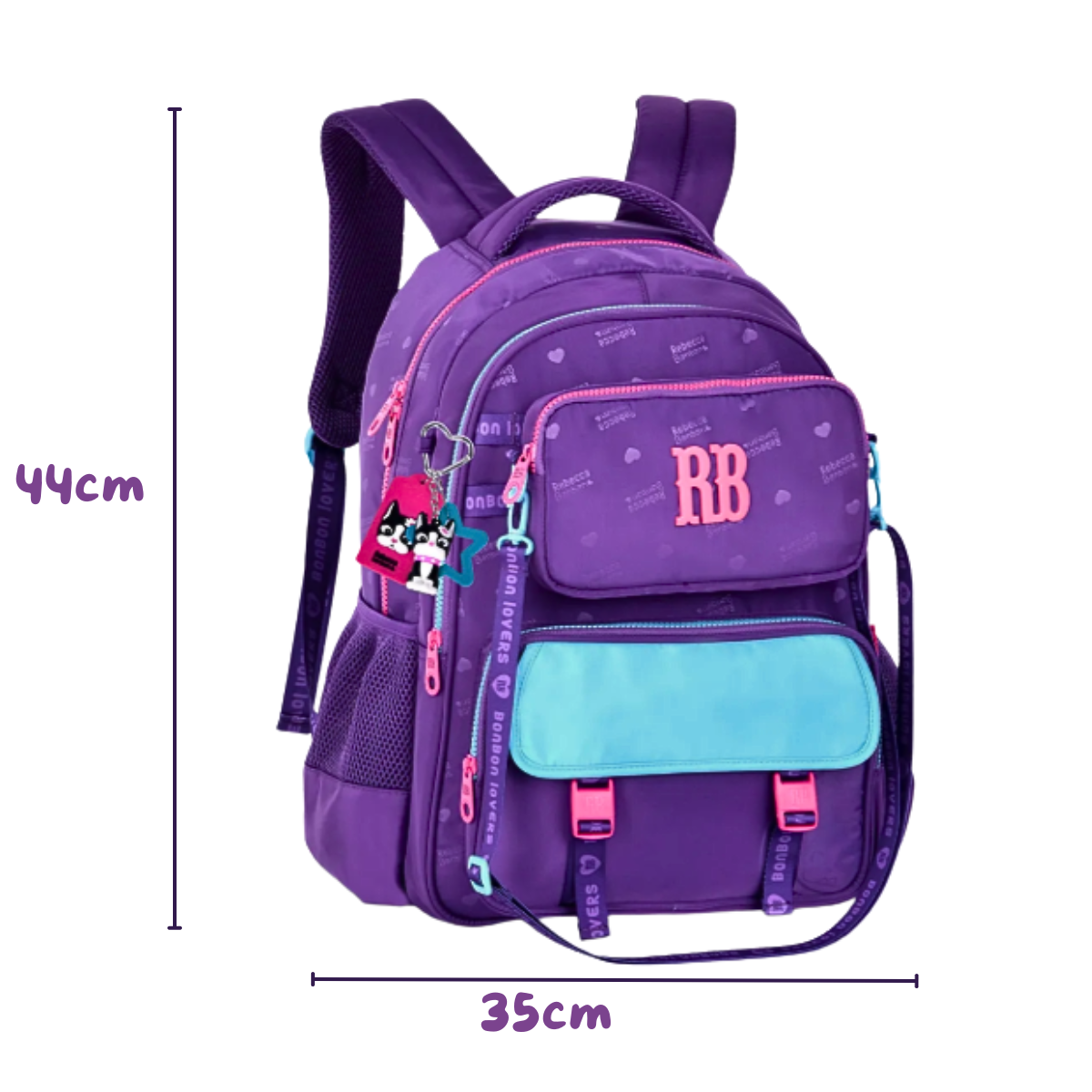 Mochila de Costas Roxa 2 em 1 Urban Mix 17,5 RB26227