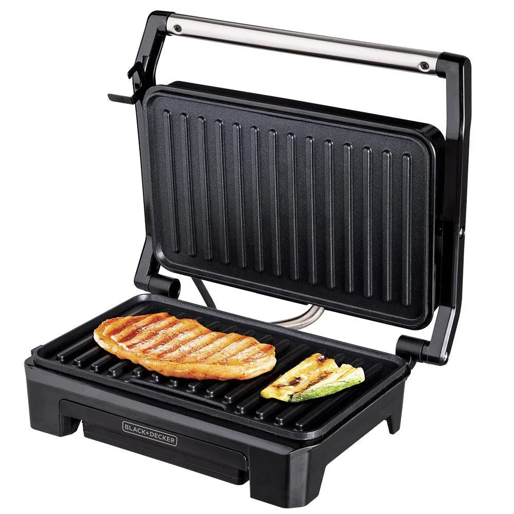 Grill Prensa Inox G1200 Articulavel 800W 220V Black & Decker - Loja Do Thor