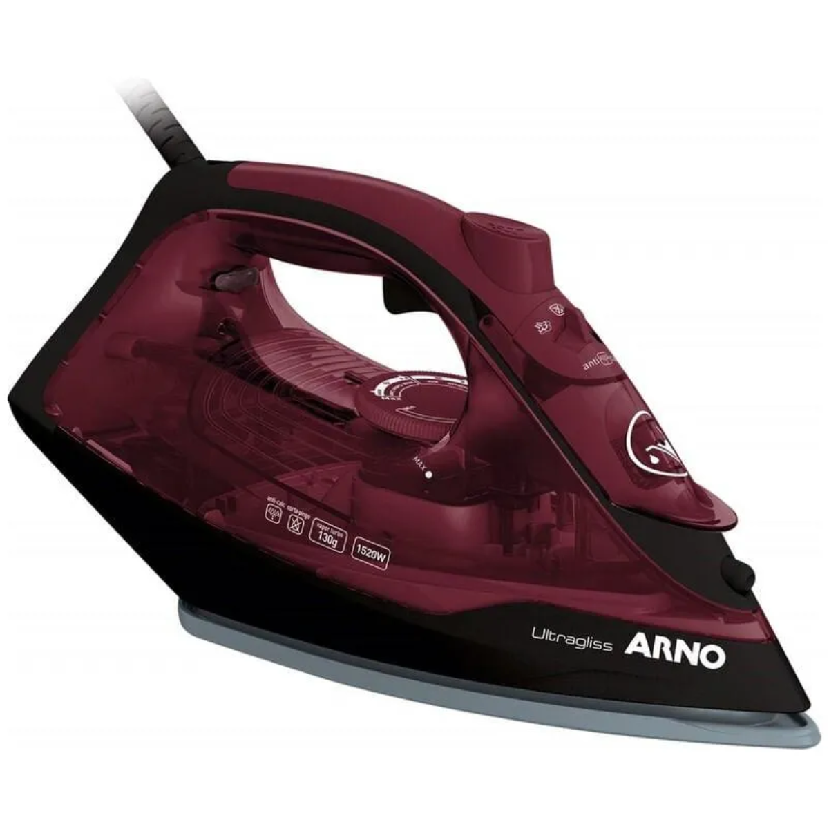Ferro Vapor Ultragliss Vinho 127V - Arno FV2888B3
