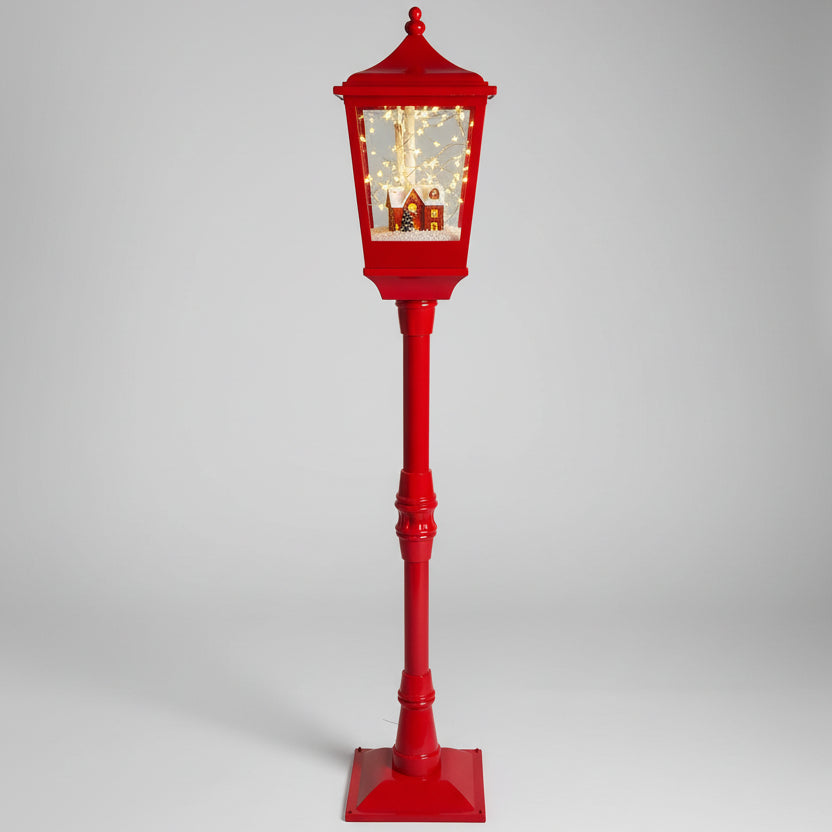 Enfeite De Natal Poste Musical Com Luzes 1.35Cm NTD26021
