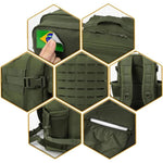Mochila Tática Militar 50L Verde - Yepp