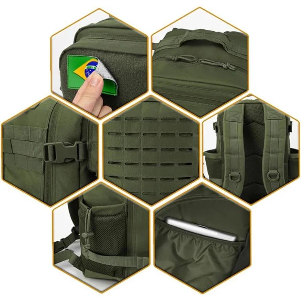 Mochila Tática Militar 50L Verde - Yepp