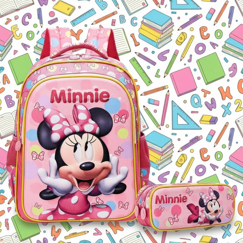 Kit Mochila De Costas 16 E Estojo Minnie - Xeryus - Loja Do Thor