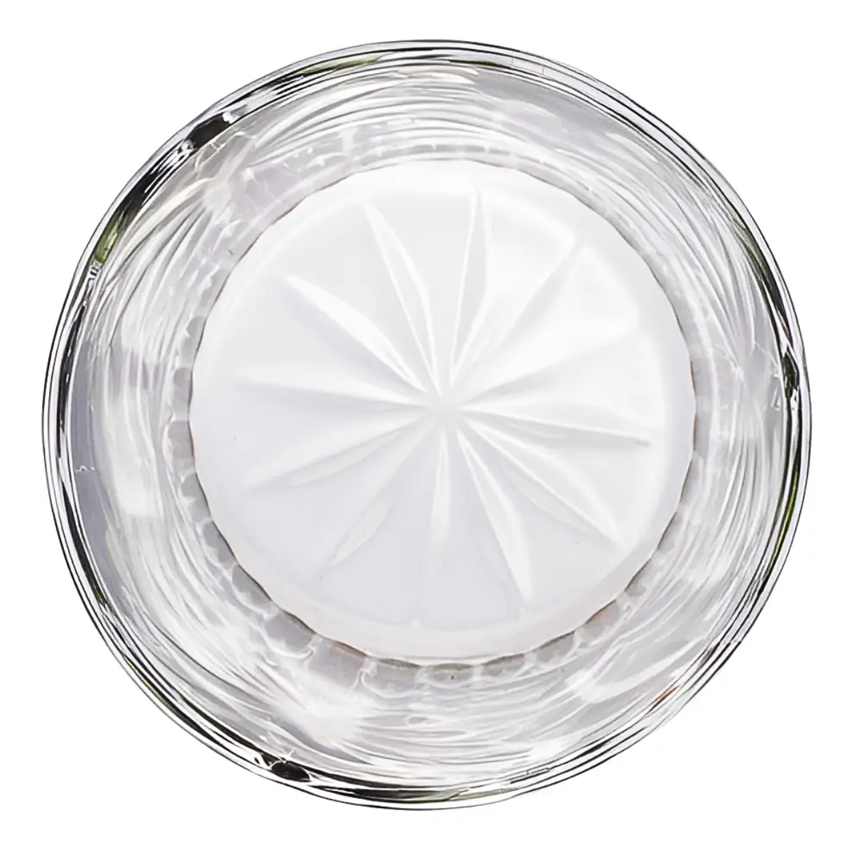 Jogo 6 Copos Baixo Palm Tree Handpaint 340ML Cristal