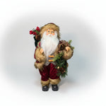 Papai Noel Casaco Veludo Guirlanda 30cm