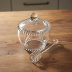 Meleira de Cristal com Pegador Pearl 200ml - Wolff - Loja Do Thor