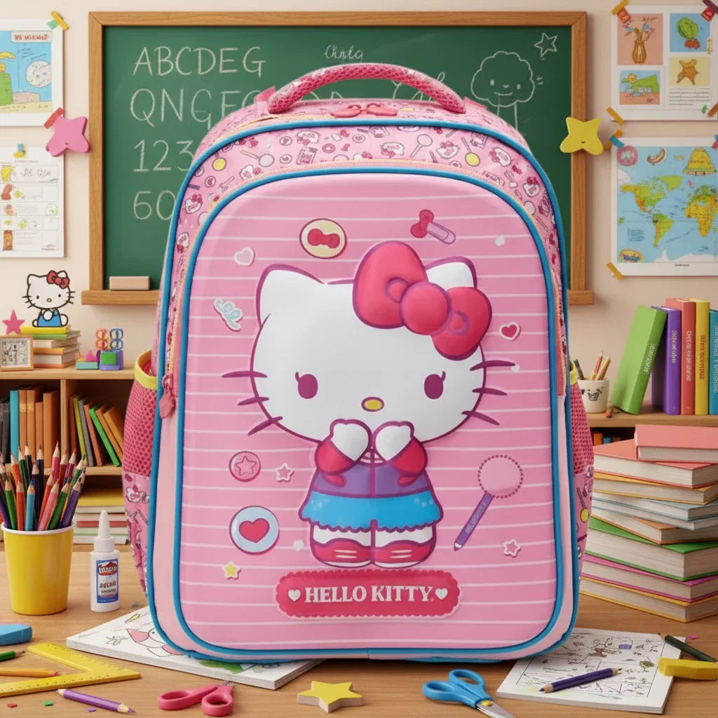 Mochila De costas 16 Infantil Hello Kitty - 13542 - Loja Do Thor