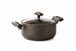 Panela Cacarola Com Tampa Inducao 4,5L 24X11Cm Hercules PA300-C24MA - Loja Do Thor