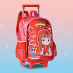 Mochila De Carrinho Aventureira Vermelha 16" AV24033K Clio - Loja Do Thor