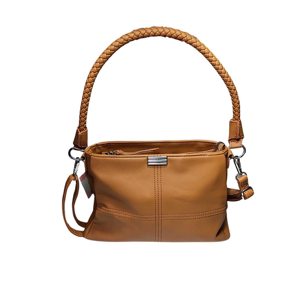 Bolsa Feminina Transversal Tiracolo Caramelo AL2470CR